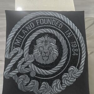 Milano Black Graphic Men's Shirt